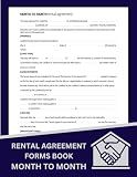 Month to Month Rental Agreement Forms Book, 50 Forms - Month-To-Month Rental Lease Agreement Between Tenant and Landlord.