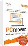 Laplink PCmover - Easy Migration of your Applications, Files and Settings from an Old PC to a New PC - Data Transfer Software - With Optional Super Speed USB 3.0 Cable - Business Standard, 5 Licenses