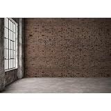 Baocicco 8x6ft Vintage Empty Room Photography Backdrop Retro Red Brick Wall Window Shabby Jerusalem Building Interior Room Photography Background Pet Kids Adults Portrait Studio Video Vlog Prop
