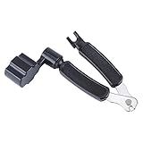 DODOMI Professional Guitar String Winder Cutter and Bridge Pin Puller, Guitar Repair Tool Functional 3 in 1 (Black)