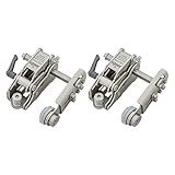 JessEm 04320 Clear Cut STS Stock Guides Stainless Steel Roller Stock Guides for Table Saws
