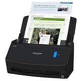 ScanSnap iX1400 High-Speed Simple One-Touch Button Color Document, Photo & Receipt Scanner with Auto Document Feeder for Mac or PC, Black