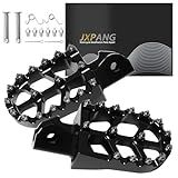 JXPANG Upgraded Electric Dirt Bike Foot Pegs, Anti-Slip CNC Pedals Rests For Surron Light Bee X and S/CRF250F 19-24/CRF150F CRF230F 03-19/KDX200 83-94/E Ride Pro S SS SR/XR150L 15-24 (Black)