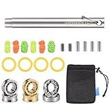 Lixada Yoyo Replacement Bearing Set , 4PCS 10 Ball Unresponsive Yoyo Bearings + 2PCS 8 Ball Responsive Yoyo Bearings with Axles Yoyo Strings and Bearing Remover Tool Complete Yoyo Bearing Pack