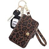M-Plateau RFID Blocking Keychain Wallet With Leather Wrist Strap