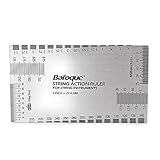 String Action Ruler Gauge Tool for Electric Bass and Acoustic Guitar