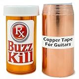Copper Shielding Guitar Tape - Foil Tape EMI Blocking, Crafts, Electrical Repairs, Conductive Adhesive Copper Shielding Tape for Guitars Grounding