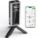 Swinora Golf Launch Monitor & Simulator: Portable Swing Analyzer for iOS/Android Phones with Virtual Course, 3D Trajectory for Indoor/Outdoor Use