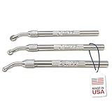 Excel Blades Pounce Wheel Set – Stainless Steel Fabric Tracing, Perforating, Cutting, Sewing, Quilting & Embossing Tool – Set of 3 Assorted Sizes – Made in USA