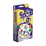 Asmodee Spot It! Classic Card Game (2024 Refresh) - Pocket Eco Edition, 5-in-1 Visual Perception Game for Quick Reflexes and Family Fun, Ages 6+, 2-8 Players, 10 Minute Playtime
