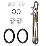Xzionh 5.5kw 240v Hot Tub Heater Element for Balboa Spa Heater Element, Replacement Flo-Thru Universal Hot Tub Heating Element (5.5kw)