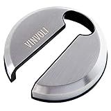 VINVOLI Wine Foil Cutter - Luxury Stainless Steel Wine Foil Cutter Tool - Foil Cutter for Wine Bottles - Wine Cutter Foil Opener Neck Label Remover - Wine Top Seal Cutter - Wine Bottle Foil Cutter