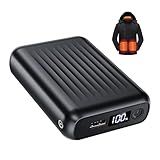 Veauney 12V Heated Jacket Battery Pack 18400mAh, Portable 12V Power Bank, Battery Pack for Heated Jacket with 2 DC Adapter Cables for Genovega, for SOLJIKYE, for Wulcea(No for Milwaukee)