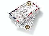 50 ADA Service Dog Information Cards - New, Larger Print on Both Sides - States Handler's Legal Rights to Uninformed Business Personnel