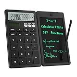 Desk Calculator with Erasable LCD Notepad Calculators ROATEE Desktop Basic Calculators for Middle School Cute Pocket Simple Calculator Office Desk Accessories Supplies Home Office Essential Big Button