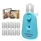 Professional Bread Lame,Upgraded Extractable & Magnetic Bread Lame Dough Scoring Tool,Premium Sourdough scoring tool for Sourdough Bread baking & Bread Making Tools,Includes 10 Razor Blades (Blue)