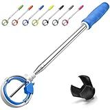 Golf Ball Retriever, Golf Balls Retriever Telescopic for Water with Spring Release-Ready Head, Balls Retriever Tool Golf with Locking Clip, Grabber Tool, Golf Accessories Golf Gift for Men (Blue, 9ft)