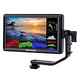 FEELWORLD FW568 6 inch DSLR Camera Field Monitor with Waveform LUTs Video Peaking Focus Assist 1920x1080 IPS 4K HDMI Professional Video Accessories