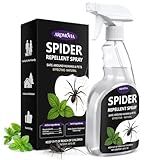 Spider Repellent Indoor, 16 OZ Upgrade Peppermint Oil Spider Spray, Pre-Mixed Pure Natural Peppermint Spray for Spiders Outdoor Deterrent, Human & Pet Safe
