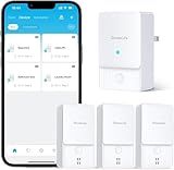 GoveeLife Premium Smart Water Leak Detector 2 with 1968ft Ultra-Long Range, WiFi Water Sensor with SMS/Email/APP Push and Sound Alarm, 5-Year Battery Life, Suitable for Home, Basement, Kitchen, 3 Pack