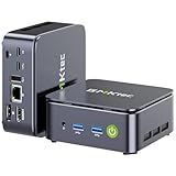 GMKtec G10 Mini PC Computer, Ryzen 5 3500U (Beats N150/3300U/3200U), 16GB RAM 512GB SSD 2.5GbE NIC LAN Desktop Office Home Business HTPC, Triple 4K Display, WiFi, BT, USB-C, DP, Type-C PD, HDMI 2.1