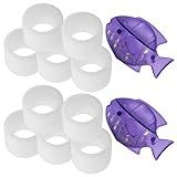 Top-Fill Humidifier Replacement Filter Compatible with Levoit Dual150 Dual200S Classic160 Classic300(S) LV600S LV600HH OasisMist450S OasisMist600S Superior 6000S - 10 Filters and 2 Clean Fish