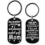 Mothers Day Gifts for Mom Wife from Daughter Son,Mother’s Day Gifts,Sentimental Keychain Meaningful Gifts for Mom from Kids, Birthday Christmas Thanksgiving Gift Ideas for Mother,Gift Ideas for Mother