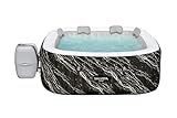 Bestway SaluSpa Hawaii EnergySense Smart Luxe AirJet Inflatable Hot Tub Spa (71" x 71" x 26") | Features LED Lights and App-Control | Fits Up to 4-6 Persons