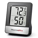 ThermoPro TP49 Digital Hygrometer Indoor Thermometer Humidity Meter Room Thermometer with Temperature and Humidity Monitor Mini Hygrometer Thermometer