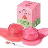 Stocking Stuffers Lip Mask Set, Lip Scrub & Lip Butter, Overnight Lip Treatment Set Enriched With Skin Softening Ceramide & Watermelon and Hydrating Shea Butter, For A Softer & Smoother Pout