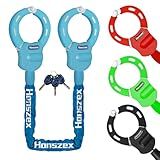 Honszex Scooter Lock, Scooter Locks Anti Theft, 36.22inch Colorful Electric Scooter Handcuff Lock, Bike Locks High Security with Key, Accessories for E Scooter, E Bike