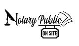 Notary Public On Site Decal Sticker 9" x 21"