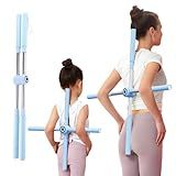 Yoga Stick, Posture Correction Stick for Women and Men, Relieve Back Pain, Upper and Lower Back Stretchers and Straighteners, 24.4-36.2 Inch Stretching Stick Neck Hump Corrector