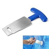 DAOLONG Pool Plug Removal Tool with Handle Grip, Upgraded Metal Eyeball Seat Removal Tool for Above& Inground Pool Spa Return Jet Plug Nozzles Inlet Fittings, Compatible with SP1419A-SP1419E Hayward