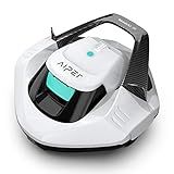 AIPER Cordless Robotic Pool Cleaner, Pool Vacuum Lasts 90 Mins, LED Indicator, Self-Parking, Ideal for Above-Ground Flat Pool up to 860 sq.ft