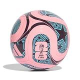 Adidas Unisex-Adult World Cup Soccer Ball, Beam Pink/Noble Red/Blue, 5