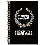 End of Life Planner, Now That I'M Dead, Guided Final Estate Arrangements, Planning Organizer Notebook for Last Wishes, Business Info & Funeral Planning, When I'M Gone Organizer, Death Planner, 5.9"X8.6”
