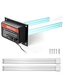 VEVOR HVAC Air Purifier Whole House, 72W 16inch, UV UVC Light in Duct for Ac (Air Conditioning) Duct, Air Scrubber with 2 Replacement Bulb, HVAC UV Lights for Ac Systems