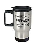 Mugart Best Travel Coffee Mug Tumbler- Loan Officer Gifts Ideas for Men and Women. Mortage loan originator we solve problems you didn’t know you has in ways