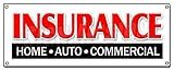 Insurance Home AUTO Commercial Banner Sign Store Shop auto Home