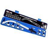 JEUCLEL 10PCS Auxiliary Idler Belt Tensioner Pulley Removal Tool Kit