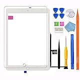 [NO LCD] for iPad 7/8 (7th 8th Gen) Screen Replacement Digitizer Glass Repair Kit A2197 A2198 A2200 A2270 A2428 A2429 A2430, for iPad 7th 8th Generation 10.2" Touchscreen Front Panel,+Home Button[TouchID NO Work]