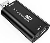 Breilytch 4K Video Capture Card, Cam Link HDMI to USB Video Capture Device 1080P Output for Streaming, Live Broadcasting, Video Conference for DSLR, Camera, PS5/4, Xbox X/One/360, Switch, PC, OBS