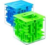 iKeelo Money Maze Puzzle Box (2 Pack) for Kids and Teens, Makes Cash Gift Giving More Fun
