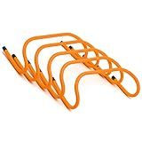 Trademark Innovations 6" Speed Training Hurdles (Set of 5, Orange)