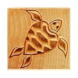 MKM Pottery Tools "Stamps 4 Clay" Large Square Decorative Stamp for Clay (Ssl-19 Sea Turtle)