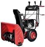 PowerSmart 24-Inch 2-Stage Self-Propelled Gas Snow Blower 212cc Engine with Electric Start, LED Light