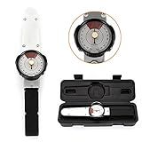 0-100n.m Torque Wrench 1/2 Drive Precision 100n.m 2-Direction Dial Indicator Torque Wrench Indicating Torquemeter Needle Indicator Cursor Tool for Torque Testing