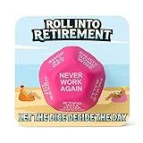 Roll Into Retirement Retirement Gift for Men & Women Funny Retirement Gift for Coworkers, Friend, Employee - Appreciation Gift for Retirees (Pink)