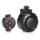POWVINE Bike Horn - Wireless Remote Control, 120dB Loud Electric Bicycle Horn, Bike Bell for 6 Sound Modes，IPX5 Waterproof，Type-C Charging, Bicycle Horns for Adults Bikes, Ebikes, Scooters